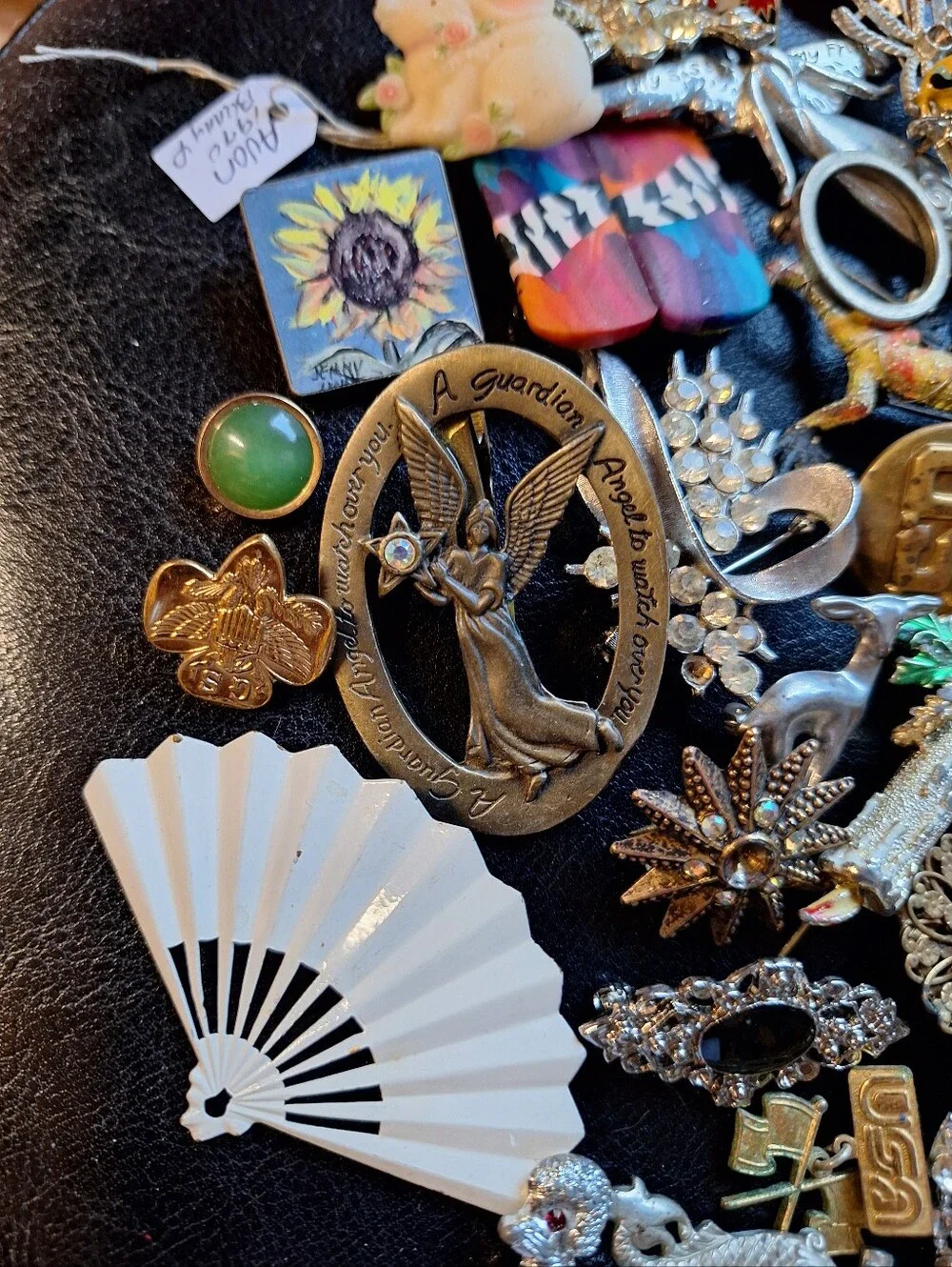 110 Vintage to Now Brooch or PINS Holiday Church School Scotty Dog Flowers